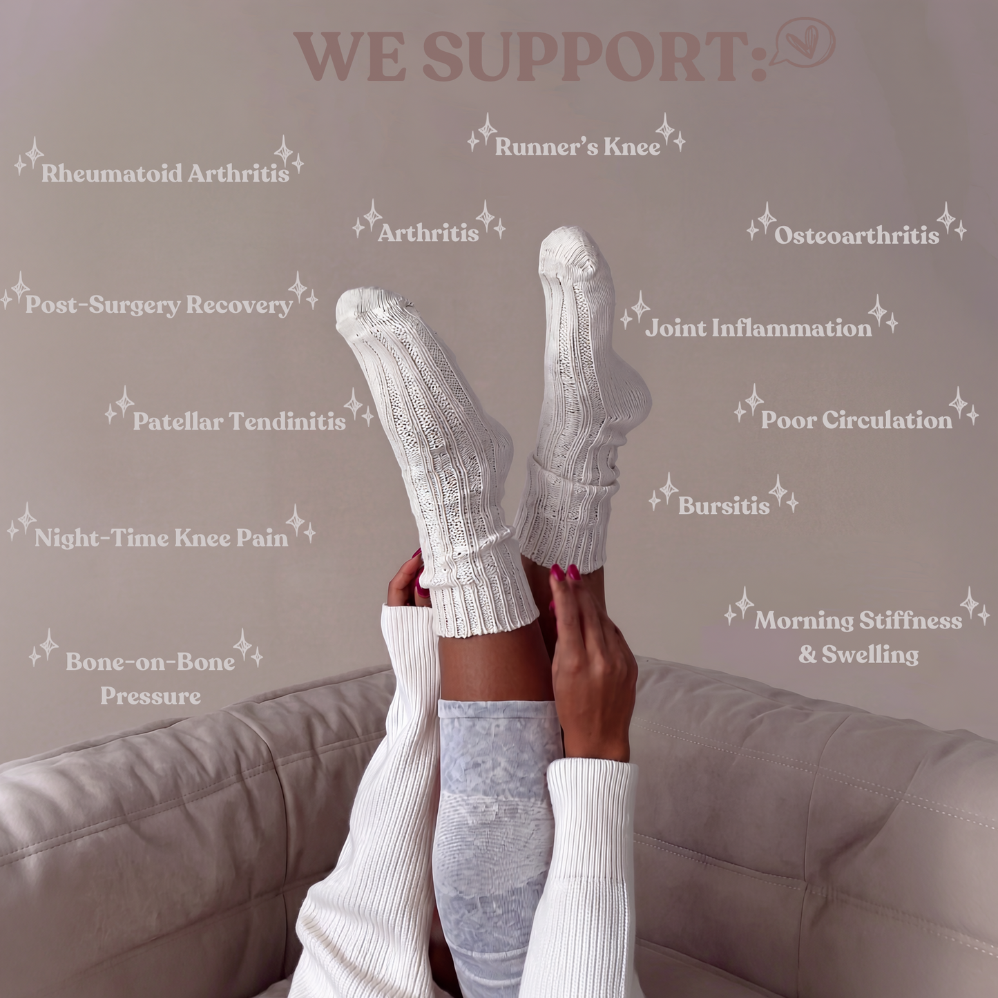 Therapeutic Bamboo Knee Sleeve